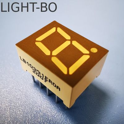 Ultra brillante rojo de un solo dígito 0,39 pulgadas 7 segmentos de pantalla LED para el panel de instrumentos