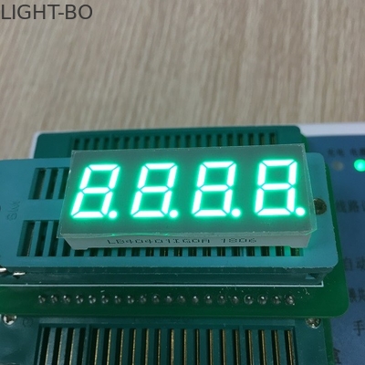 Un buen precio. Pantalla LED pura del segmento del verde 7 intensidad luminosa del dígito de 0,4 pulgadas 4 alta en línea