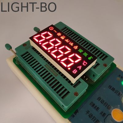 Display LED de 4 dígitos de segmento 7 verde/rojo para el controlador de aire acondicionado
