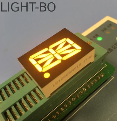 Un buen precio. 0.8inch 16 Segment Alphanumeric LED Display Yellow Single Digit Common Anode For Elevator Indicator en línea