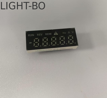 Un buen precio. Display LED de 5 dígitos de color rojo/verde puro/amarillo personalizado de 7 segmentos Anodo común para convertidor de frecuencia en línea