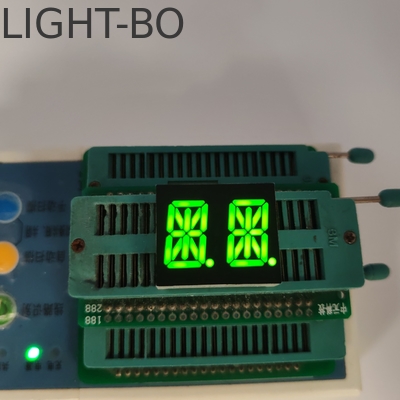 Un buen precio. Pantalla LED alfanumérica de 2 dígitos y 13,8 mm, 14 segmentos, color negro verde puro en línea