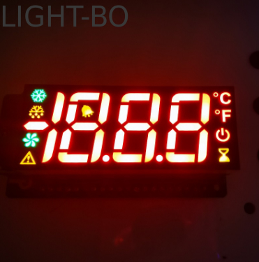 Un buen precio. Alta luminosidad Rojo/amarillo/verde Personalizado de tres dígitos 7 segmentos de pantalla LED para el control del refrigerador en línea