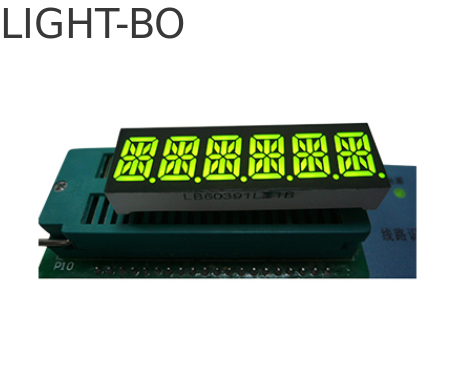 Un buen precio. Display LED de 6 dígitos de 14 segmentos para el panel de instrumentos en línea