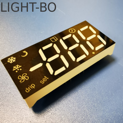 Un buen precio. Módulo de visualización LED multicolor de tres dígitos de 7 segmentos personalizado para el panel de control del refrigerador en línea
