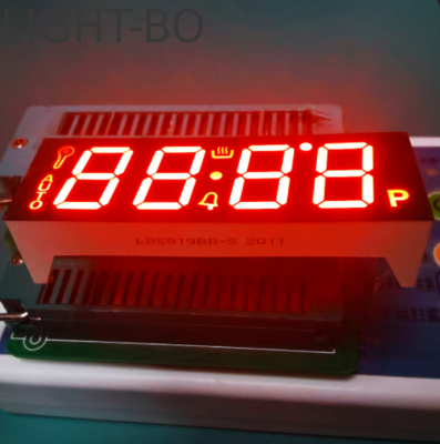 Pantalla LED de 7 segmentos de 4 dígitos Ultra Rojo Ánodo Común para controlador de temporizador de horno
