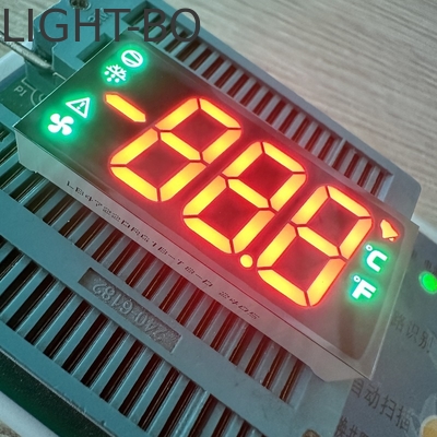 Un buen precio. Pantalla LED Rojo/Verde Puro de 7 segmentos de 17 mm de cátodo común para sistemas de refrigeración digital en línea