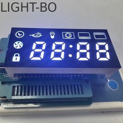 Un buen precio. Display LED de 7 segmentos de color blanco puro de 4 dígitos Cátodo común para el control del temporizador de horno en línea