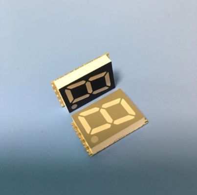Pantalla LED de 7 segmentos de montaje en superficie de ánodo común de un solo dígito de 0.56