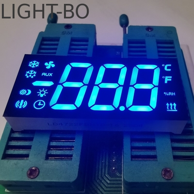Un buen precio. Pantalla LED de 7 segmentos de triple dígito azul ultra brillante, cátodo común, para controlador de refrigerador en línea