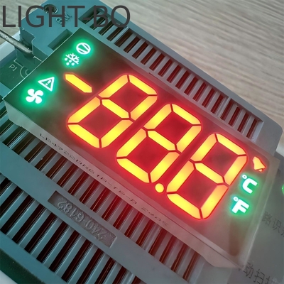 Un buen precio. Pantalla LED de 7 segmentos de 3 dígitos, de 0,67 pulgadas (17 mm), de doble color (rojo ultra brillante / verde puro), cátodo común para el hogar en línea