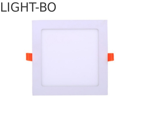 15W de alta eficiencia 195x195mm ángulo de haz 120 grados dultra luz LED delgada para el edificio