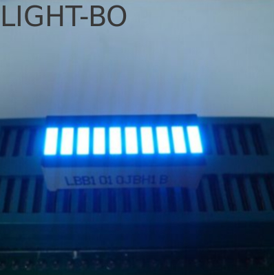 Un buen precio. Modulos de pantalla LED de 10 segmentos grandes amarillos/rojos/azules, utilizados para paneles de instrumentos en línea