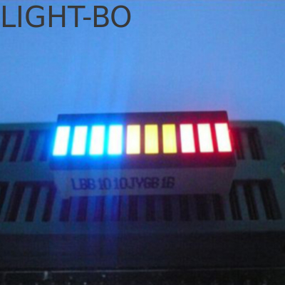 Un buen precio. 25.4x10.1mm Módulos de pantalla LED multicolores de 10 segmentos Barra de luz en línea
