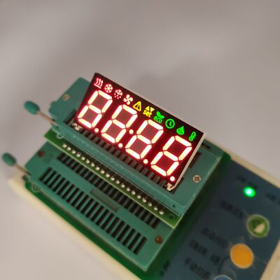 Un buen precio. Display de estado tricolor para controladores de CA: LED de 7 segmentos de 4 dígitos (rojo/amarillo/verde) en línea