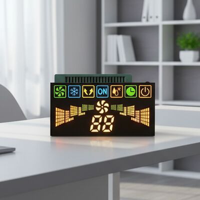 Un buen precio. Pantalla LED multicolor personalizada de 7 segmentos para control de aire acondicionado en línea