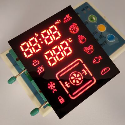 Un buen precio. Displays LED de 7 segmentos rojos personalizados para hornos digitales en línea