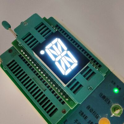 Display LED alfanumérico de 16 segmentos blanco para indicador de ascensor