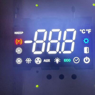 Display LED de 7 segmentos de 3 dígitos personalizado para el controlador de temperatura de la habitación fría