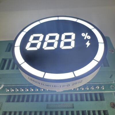 Un buen precio. Pantalla LED de catodo común de 7 segmentos de 3 dígitos de color blanco ultrabrillante para cargador de vehículos eléctricos en línea