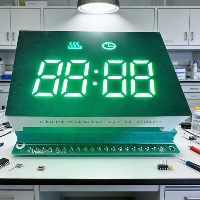 Pantalla LED personalizada de 4 dígitos de color rojo ultra brillante para mediciones industriales y dispositivos digitales