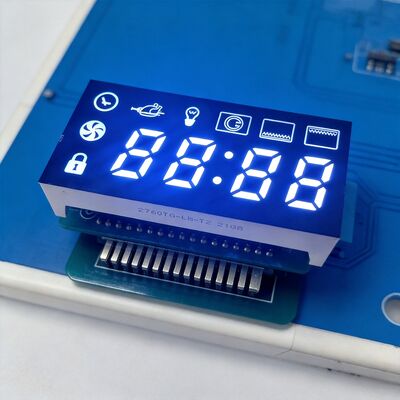Display LED personalizado de 4 dígitos de 7 segmentos para hornos