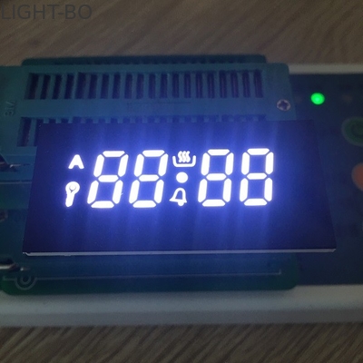 Un buen precio. Ultra modificada para requisitos particulares exhibición de segmento del dígito siete del blanco 4 IC compatible para el contador de tiempo del horno en línea