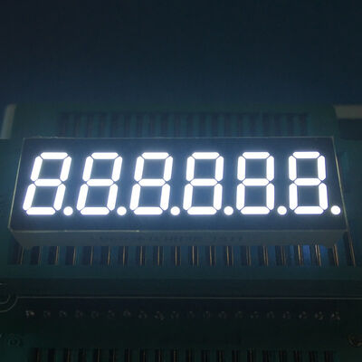 Display LED de 7 segmentos de color rojo de alto brillo de 6 dígitos 9.2 mm Cátodo común para temporizador de cuenta atrás digital