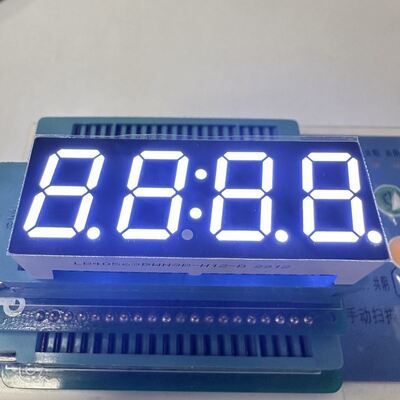 Para el control de temperatura 4 dígitos 14.2mm verde puro 7 segmentos LED pantalla anodo común