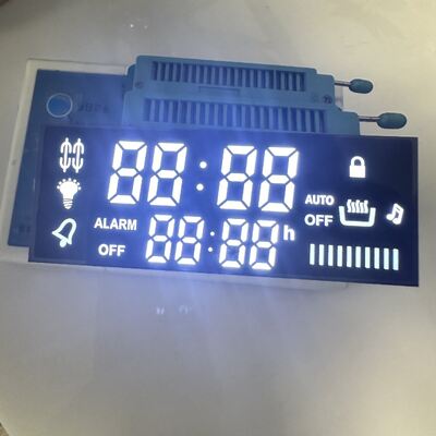 Módulo de pantalla LED de 7 segmentos blanco ultra brillante personalizado para paneles de control de cocinas de gas