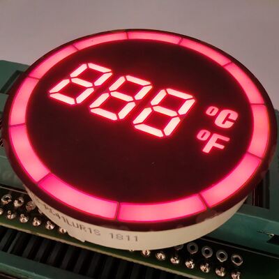 Un buen precio. Controlador de pantalla LED de 7 segmentos de cátodo común redondo para temperatura en línea