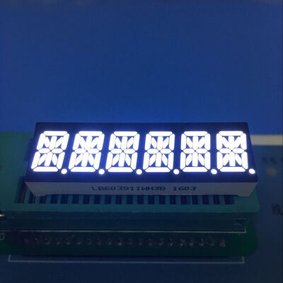 Un buen precio. Ultra Bright White 0.39 inch 6 Digit 14 Segment Alfanumérico LED Display Anodo común para el panel de instrumentos en línea