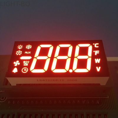 Uso llevado aduana de doblez del regulador de Refrigrator de la exhibición del Pin de 90 grados