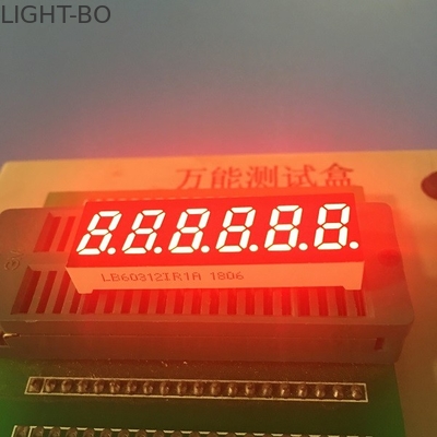 Un buen precio. 8m m tamaño pequeño 6 segmento del dígito 7 llevaron la exhibición 0.31inch para el indicador de Tempearture en línea