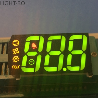 Un buen precio. Cree la exhibición llevada segmento triple multicolor del dígito para requisitos particulares 7 para el control del refrigerador en línea
