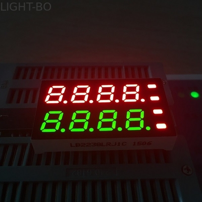 Alta asamblea fácil de la intensidad luminosa del color 8 de los dígitos 7 de la pantalla LED dual del segmento
