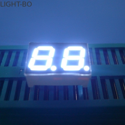 Un buen precio. Diversos colores del dígito 7 de la pantalla LED dual del segmento para el indicador del reloj de Digitaces en línea