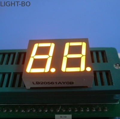 0Display LED de 7 segmentos de.56 pulgadas de color amarillo anodo común