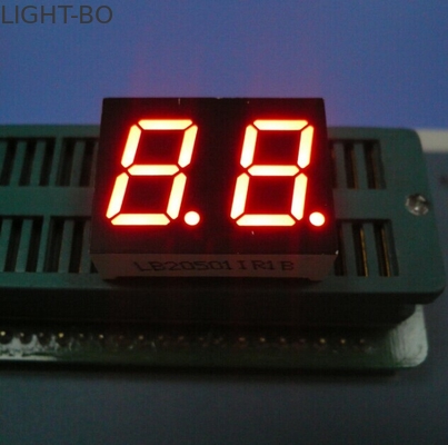 Un buen precio. Ángulo de visión amplio multiplexado del dígito siete de segmento del dígito dual dual de la pantalla LED para el indicador del reloj en línea