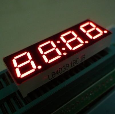 Un buen precio. 0.8 pulgadas de 4 dígitos de siete segmentos de reloj LED con alta intensidad luminosa y un rendimiento estable en línea
