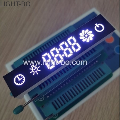 Modulo de pantalla LED de 7 segmentos azul/verde/rojo personalizado para interruptor de control de capuchas de cocina