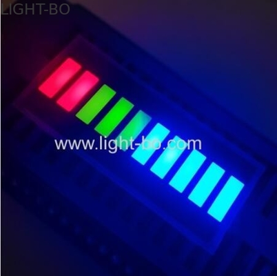 Alta luminosidad multicolor de 10 segmentos de barra LED para el panel de instrumentos