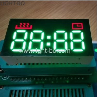 Un buen precio. Diseño personalizado Ultra Rojo / Verde puro 4 dígitos 7 segmentos de pantalla de reloj LED para control de mini horno en línea