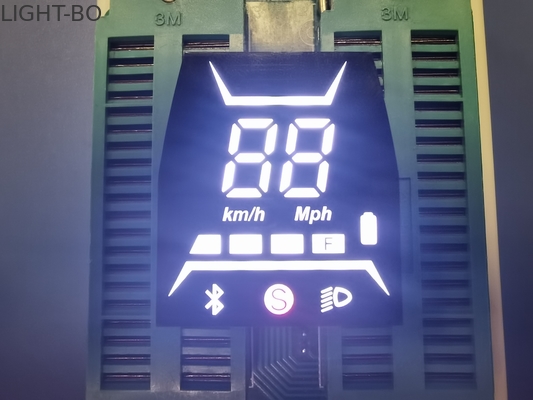 Ultra blanco/rojo/amarillo modificó el módulo llevado 7 segmentos de la exhibición para requisitos particulares para la vespa eléctrica