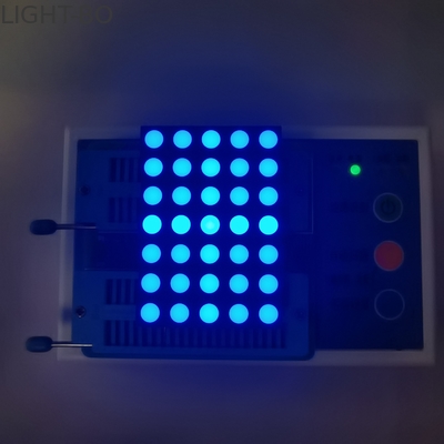 Un buen precio. 14 pantalla LED azul brillante de los pernos 635nm 100mcd 5x7 Dot Matrix en línea
