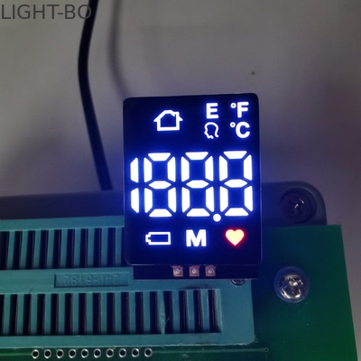 pantalla LED de 20mA 120mcd 635nm SMD para el termómetro de la frente