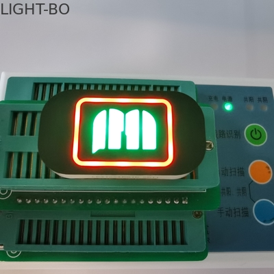 pantalla LED de encargo del ánodo común 35mcd para el cigarrillo de E