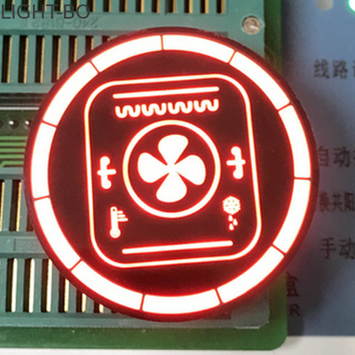 La ronda modificó la pantalla LED de 7 segmentos para requisitos particulares para el control de la temperatura