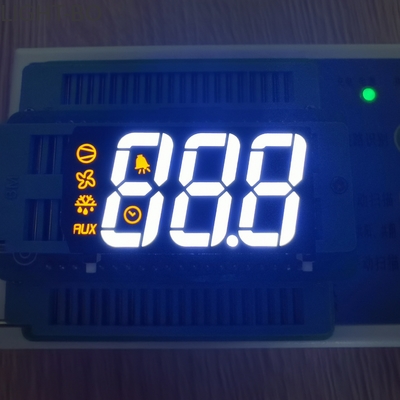 120mcd pantalla LED triple del dígito de 0,67 pulgadas para el panel de control del refrigerador