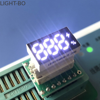 pantalla LED de segmento de 0.32inch 120mcd siete ROHS para el poder